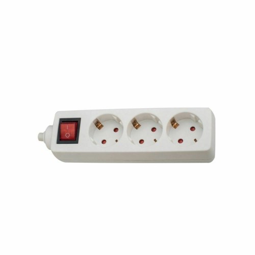 SAFETY MULTISOCKET  KF-B-03KA ΜΕ ΔΙΑΚΟΠΤΗ (150121) 1.5m 3Θ WHITE